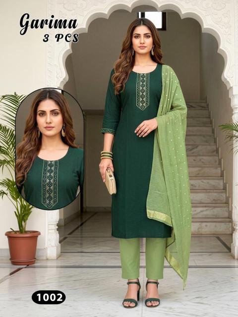 Desi kudi garima 3pcs wholesale kurti and dress in chennai